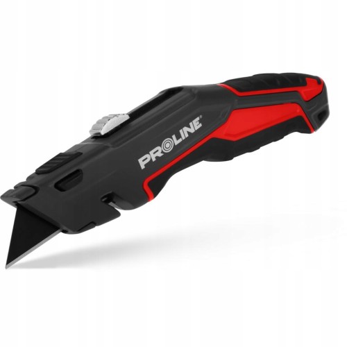 Nóż uniwersalny trapezowy chowany z magazynkiem PROLINE 1 szt.