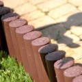 Palisada ogrodowa plastikowa brązowa 2,4m