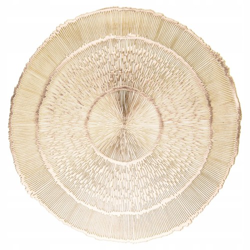 Mata podkładka na stół pod talerze promienie złota 38 cm 1szt