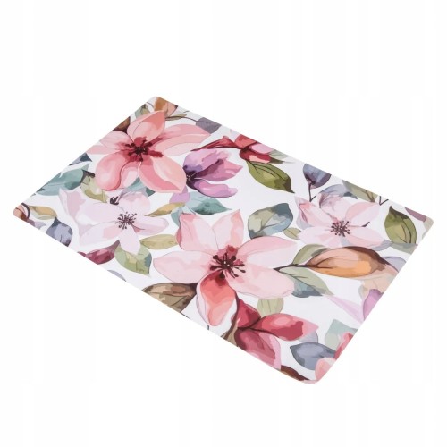 Podkładka na stół pod talerz prostokątna kwiaty pastelowa 28x43cm 1szt