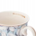 Kubek porcelanowy na stopce kwiaty elegancki Dla Niej 320ml 1szt