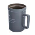 Kubek porcelanowy dla taty Dzień Ojca szary 440ml 1szt