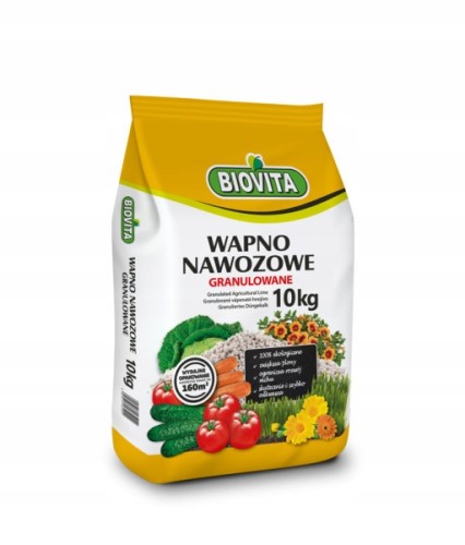 Biovita nawóz wapno nawozowe granulat 10 kg