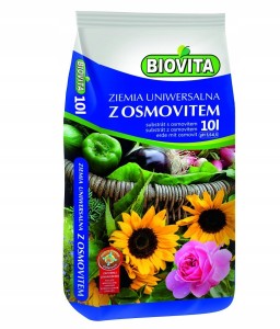 Biovita ziemia uniwersalna z Osmovitem ph 5,5-6,5 10L