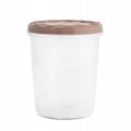 Pojemnik na żywność z pokrywą plastikowy taupe 1000ml 1szt