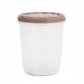 Pojemnik na żywność z pokrywą plastikowy taupe 1000ml 1szt
