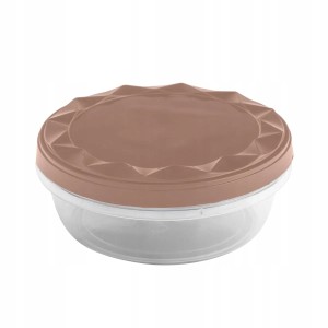 Pojemnik na żywność z pokrywą plastikowy taupe 300ml 1szt