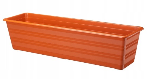 Doniczka balkonowa plastikowa 60 cm terakota prostokątna na balkon i taras 1 szt.