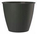 Doniczka antracytowa nowoczesna do wnętrz i ogrodu plastikowa 19 cm 1 szt. Azalia