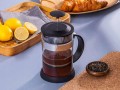 Zaparzacz dzbanek szklany do kawy herbaty ziół czarny 800ml 1szt