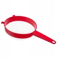 Sitko kuchenne plastikowe czerwone drobne oczka 18cm 1szt