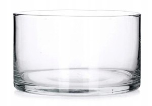 Salaterka szklana prosta miska elegancka klasyczna na sałatkę 11cm 1szt