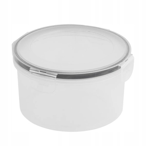 Pojemnik na żywność z pokrywą plastikowy okrągły szczelny 750ml 1szt