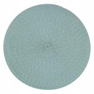 Mata podkładka na stół słomkowa pod talerze zielona 38 cm 1szt