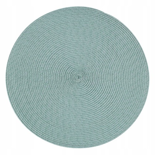 Mata podkładka na stół słomkowa pod talerze zielona 38 cm 1szt