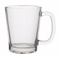 Kubek szklany transparentny gładki klasyczny 300ml 1szt Leon
