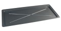 Tacka pod ociekacz suszarkę meblową plastikowa srebrna 22,5x50cm 1szt