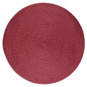 Mata podkładka na stół słomkowa pod talerze bordowa 38 cm 1szt