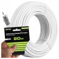 Kabel koncentryczny PCC102-20 antenowy CU 75 Ohm 20 m odporny na UV