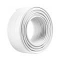 Kabel antenowy koncentryczny TV LTE odporny UV 4K HD 50 m wtyki F
