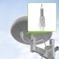 Kabel antenowy koncentryczny TV LTE odporny UV 4K HD 50 m wtyki F