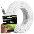 Kabel koncentryczny antenowy 10 m 1,02 mm² CU PVC odporny na UV
