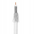 Kabel antenowy koncentryczny 10 m 1 mm2 CCS PVC do instalacji antenowych