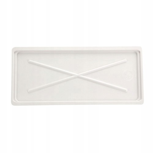 Tacka pod ociekacz suszarkę meblową plastikowa biała 22,5x50cm 1szt