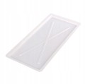 Tacka pod ociekacz suszarkę meblową plastikowa biała 22,5x50cm 1szt