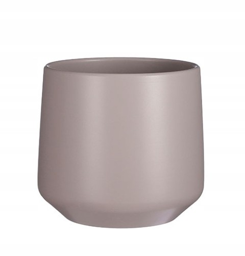 Doniczka ceramiczna osłonka klasyczna beżowa taupe 28cm 1szt