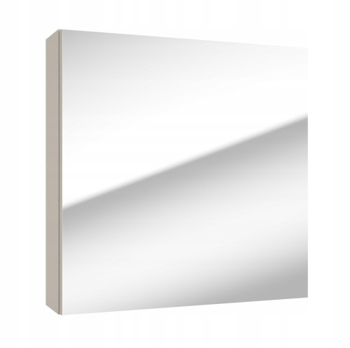 Szafka łazienkowa z lustrem wisząca funkcjonalna kaszmir 60x60 cm Pinia