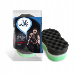 Gąbka do kąpieli i masażu LULA SPORT ergonomiczna do mycia ciała 1 szt.