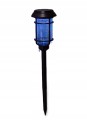 Lampka solarna ogrodowa wbijana LED zmienne kolory czarna 42cm 1szt