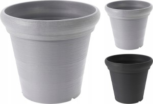 Doniczka osłonka plastikowa różne kolory klasyczna 38cm 1szt