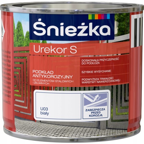 Śnieżka podkład Urekor S antykorozyjny do metalu biały 0,2L