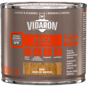 Vidaron bejca do drewna rozpuszczalnikowa orzech włoski 0,2L