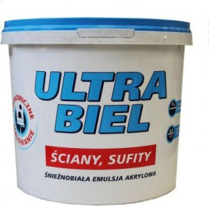 Śnieżka emulsja farba akrylowa ściany i sufity wewnętrzne Ultra Biel 3L