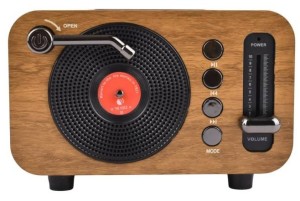 Głośnik Radio RETRO MINI MK-267BT Bluetooth USB TF mahoń