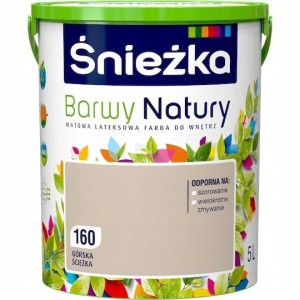 Śnieżka Barwy Natury lateksowa farba do wnętrz Górska Ścieżka 5L