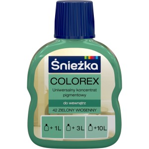 Śnieżka Colorex pigment barwiący do farb Zielony Wiosenny mat 100ml