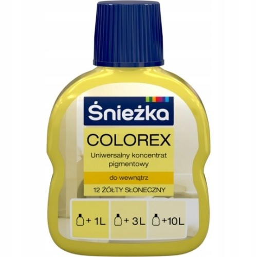 Śnieżka Colorex pigment barwiący do farb Żółty Słoneczny mat 100ml