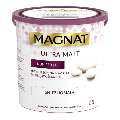 Magnat Ultra Matt farba lateksowa antyrefleksyjna Biały Mat 2,5L