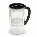 Dafi szklany dzbanek filtrujący PRISMA LED czarny 1 filtr w zestawie 2,5L