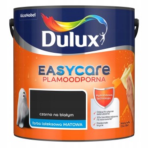 Dulux EasyCare farba lateksowa ścienna Czarno na Białym mat 2,5L
