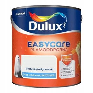 Dulux EasyCare farba lateksowa ścienna Biały Skandynawski mat 2,5L