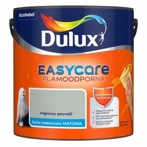 Dulux EasyCare farba lateksowa ścienna Miętowa Szarość mat 2,5L