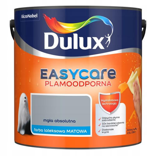 Dulux EasyCare farba lateksowa ścienna Mgła Absolutna mat 2,5L