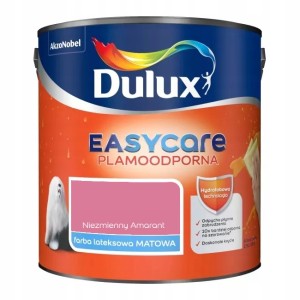 Dulux EasyCare farba lateksowa ścienna Niezmienny Amarant mat 2,5L