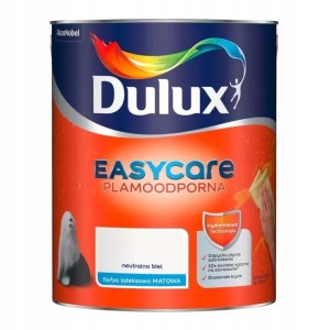 Dulux EasyCare farba lateksowa ścienna Neutralna Biel mat 5L