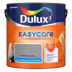 Dulux EasyCare farba lateksowa ścienna Trwałość Grafitu mat 2,5L